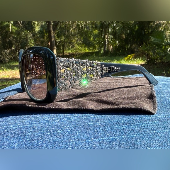 Christian Dior Delicacy Shanghai Exclusive Limited Edition Blue Sunglasses RARE - Picture 1 of 14